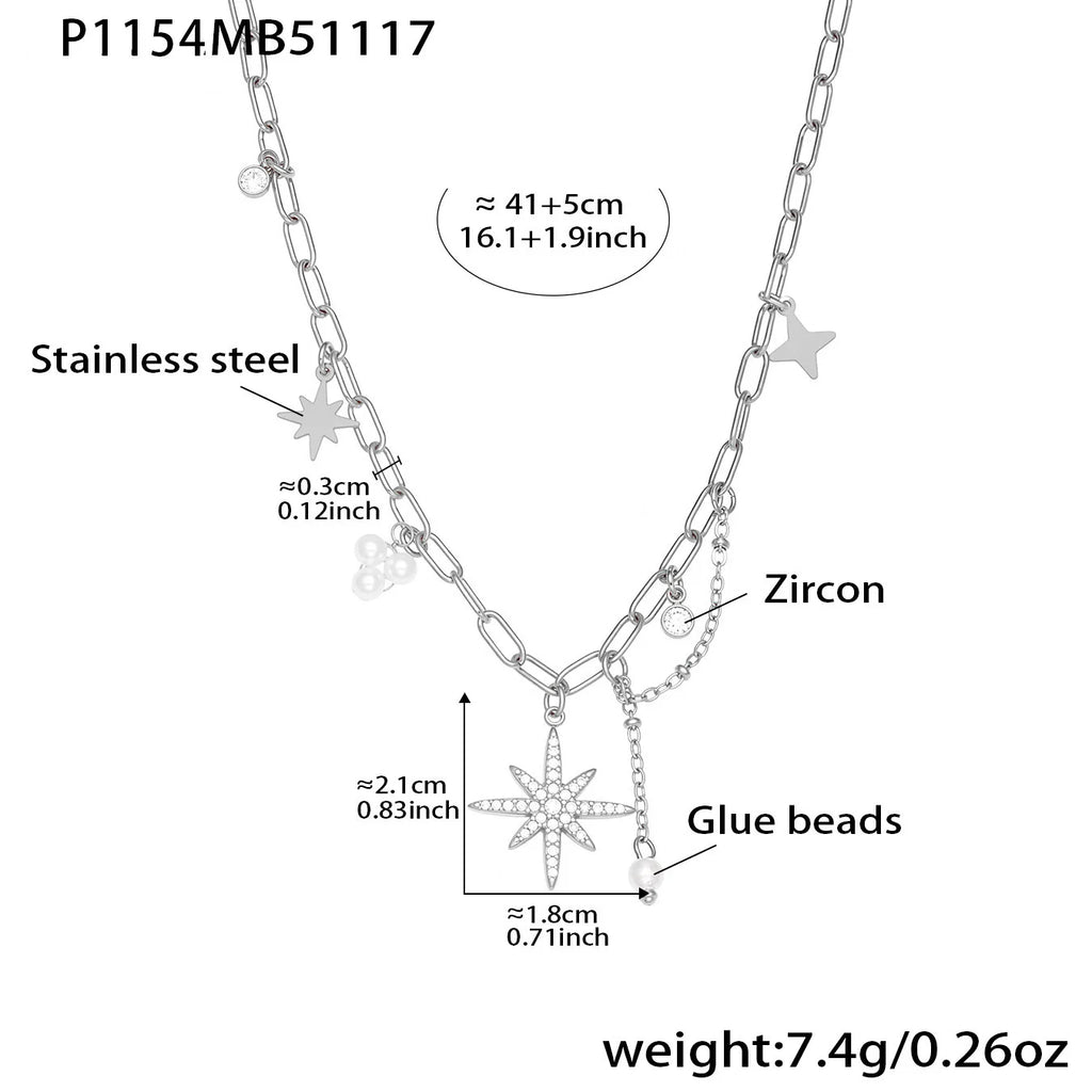 Starburst Charm Necklace