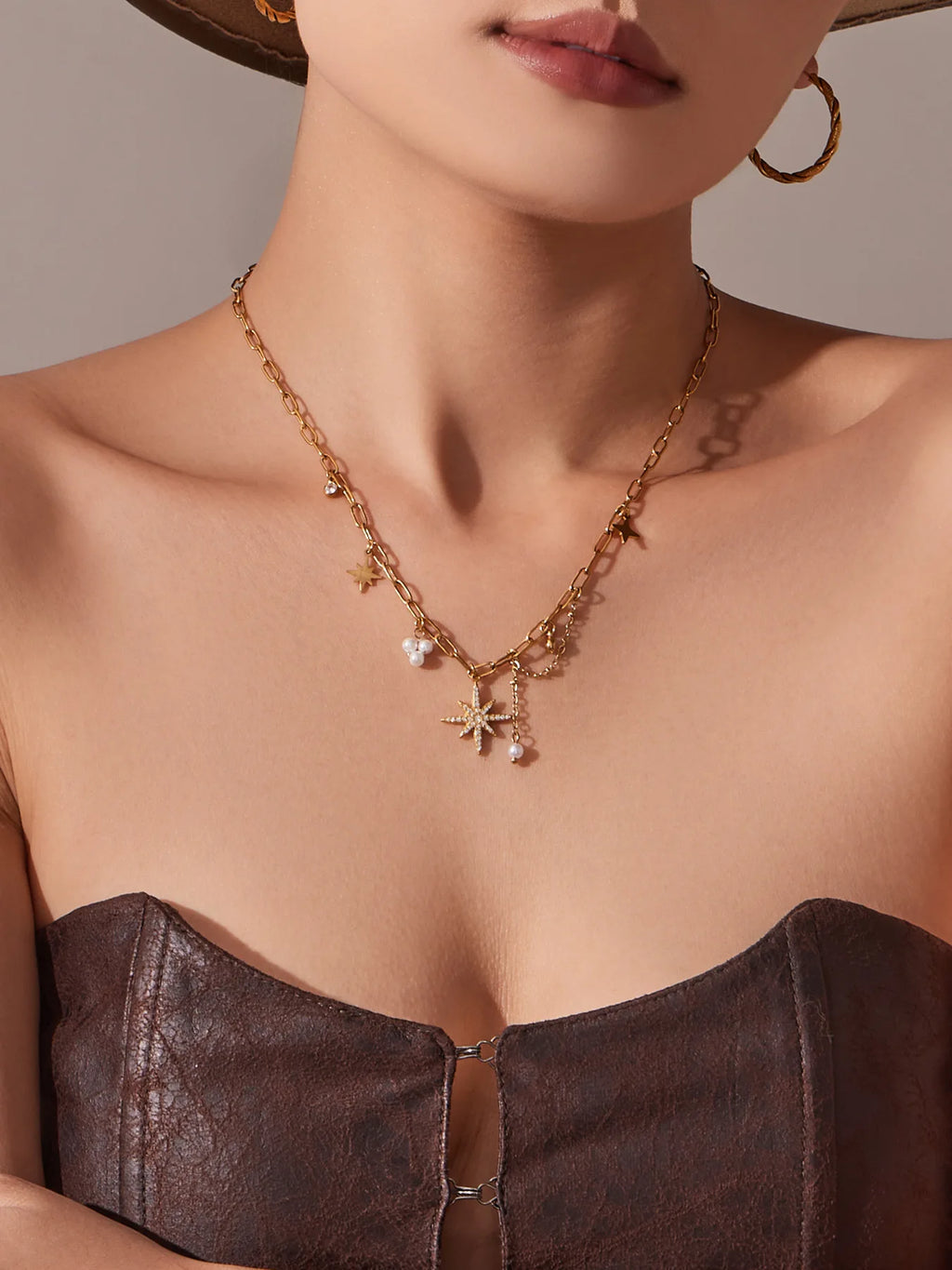 Starburst Charm Necklace