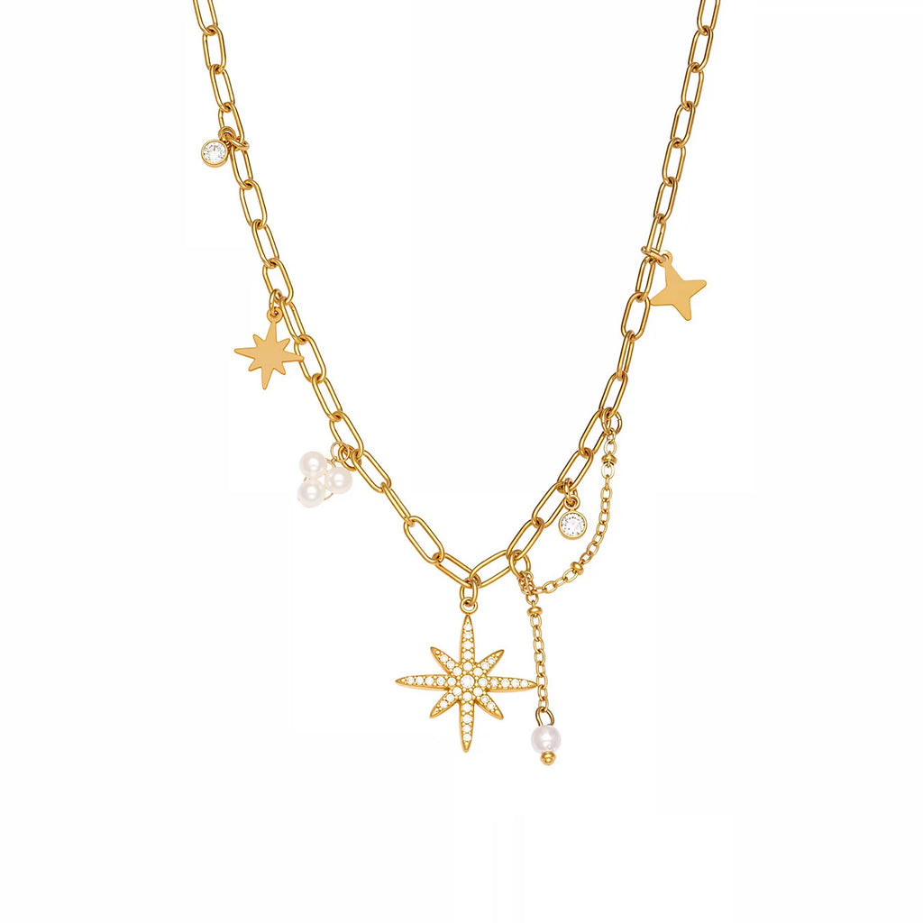 Starburst Charm Necklace