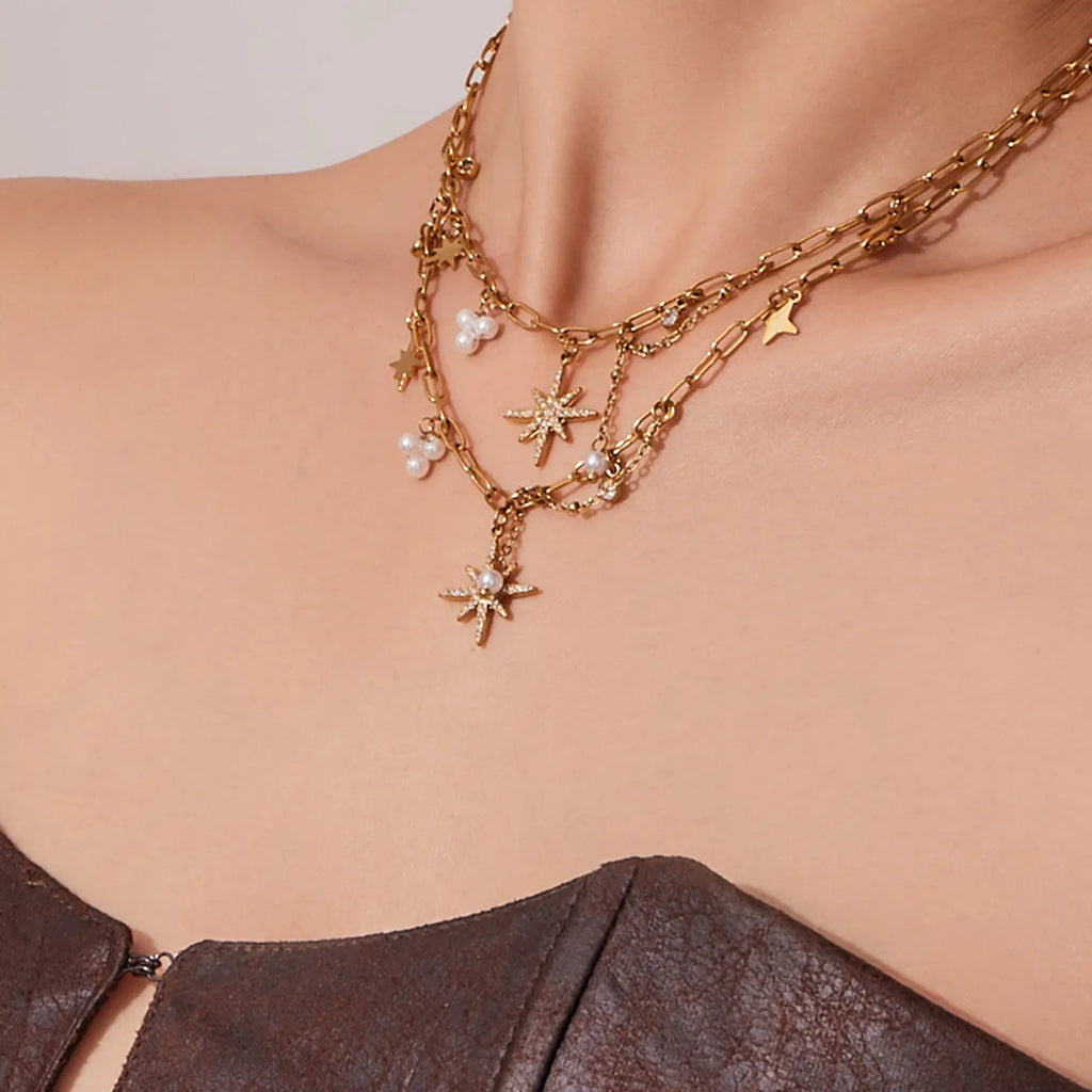 Starburst Charm Necklace