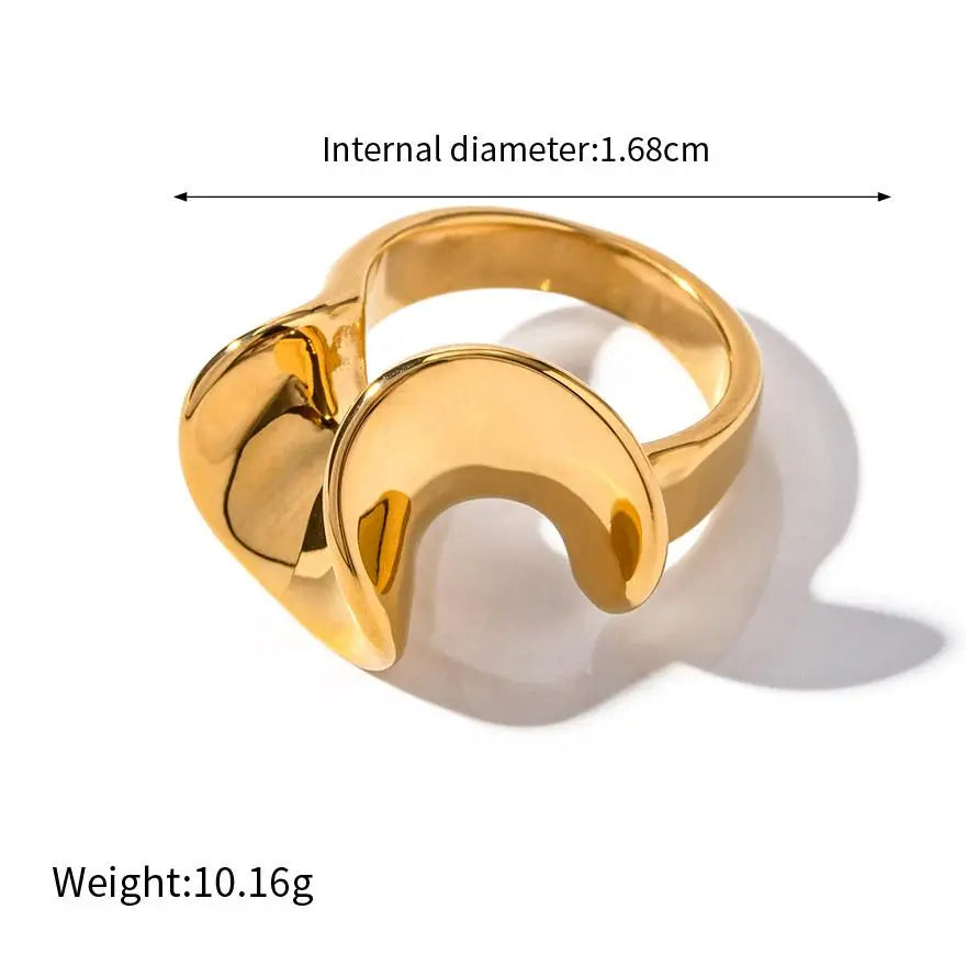 Chunky Gold Statement Ring