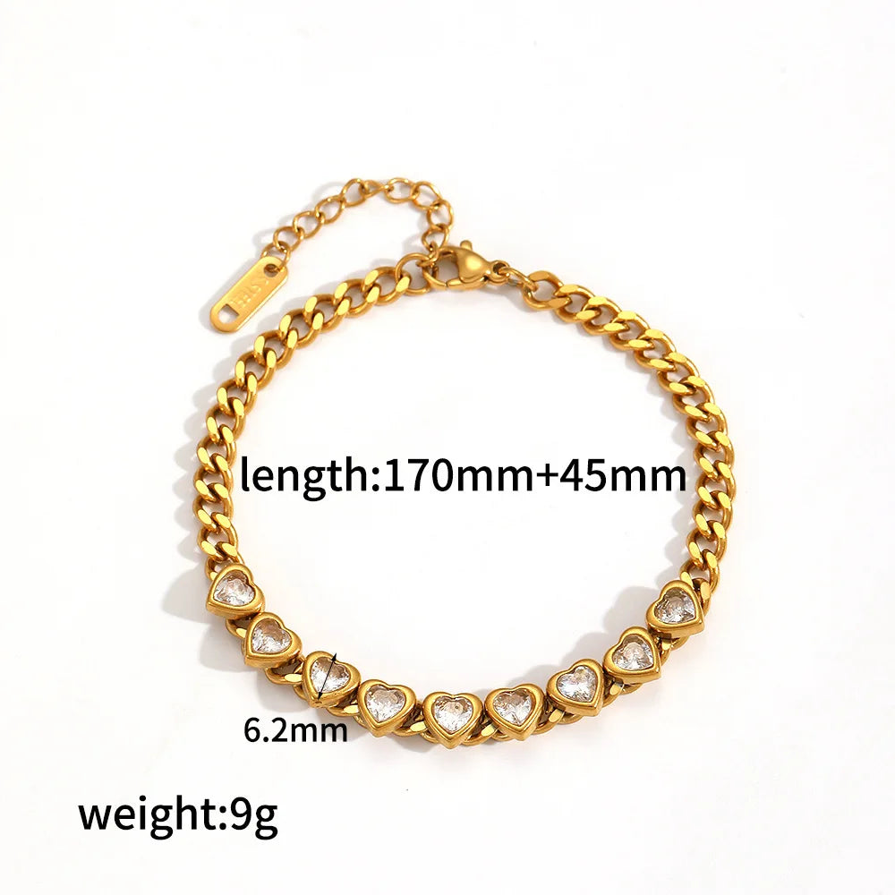 Heart Stackable Bracelet