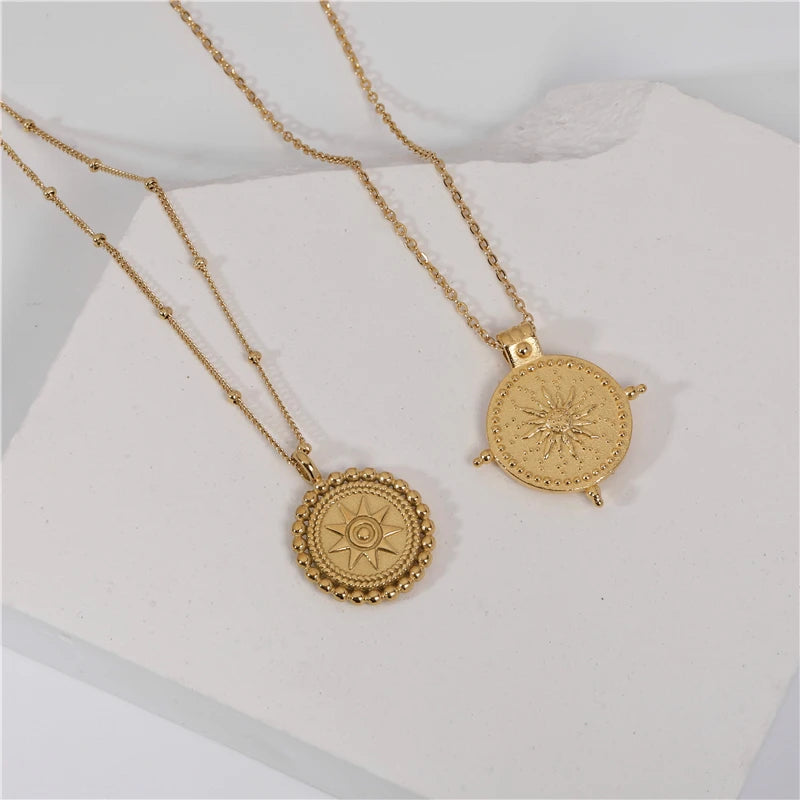 Sun Pendant Necklace