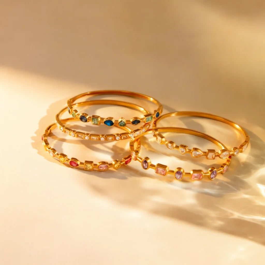 Multicolor Bangle Bracelet