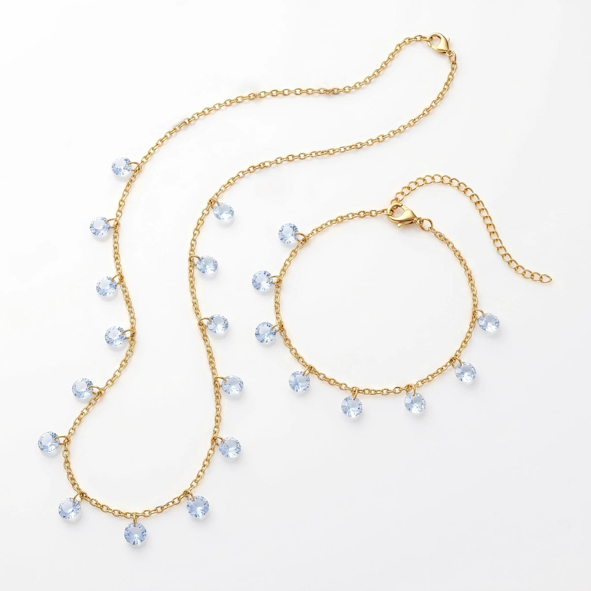 Teardrop Necklace/Bracelet Set