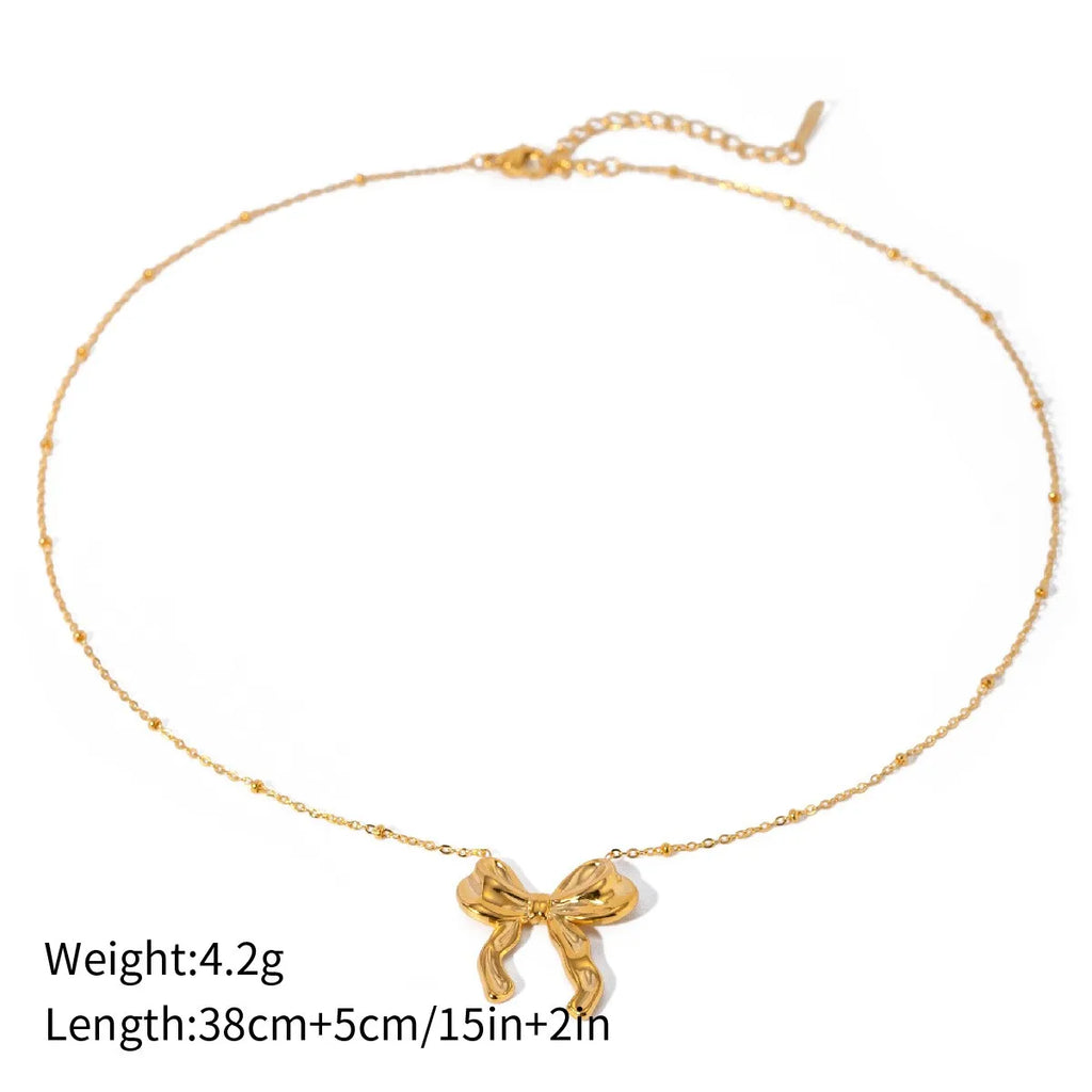 Bow Necklace & Earring