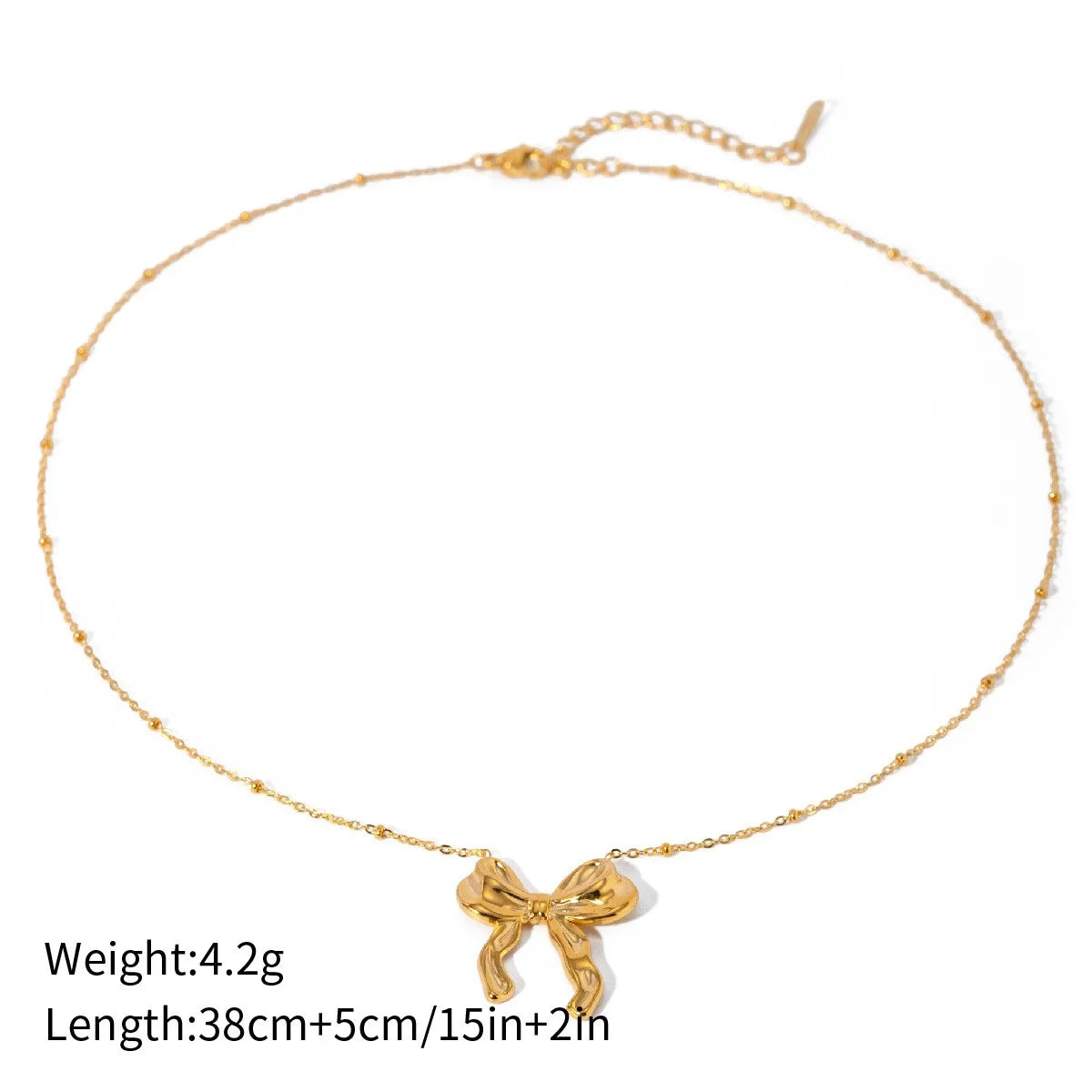 Bow Necklace & Earring