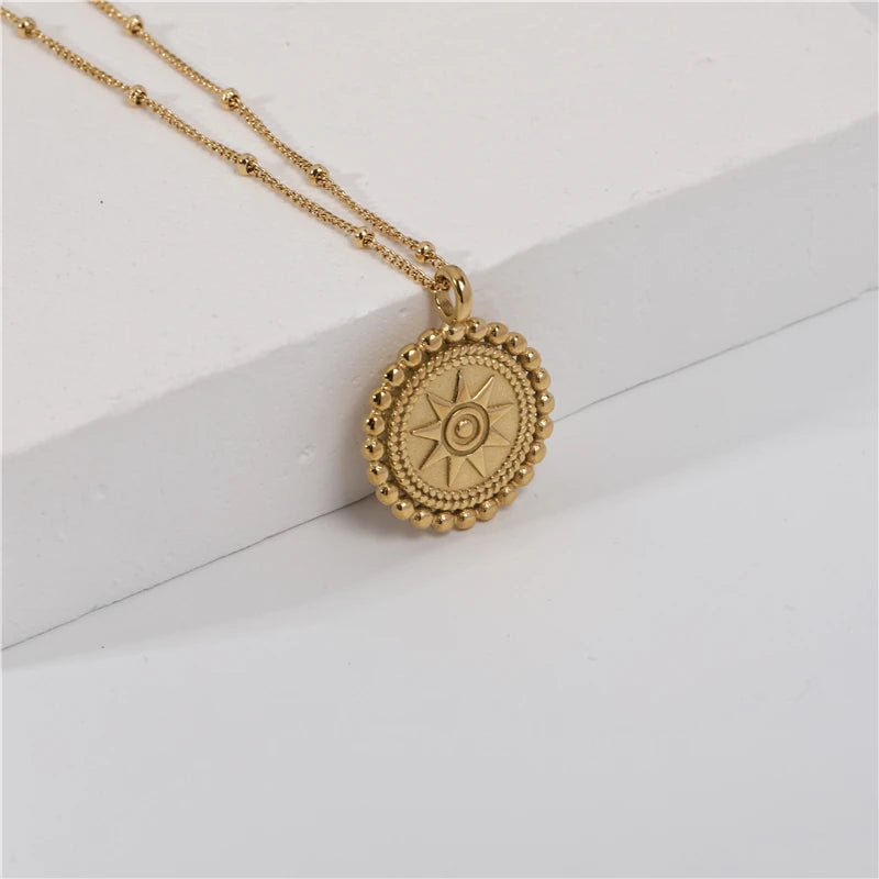 Sun Pendant Necklace