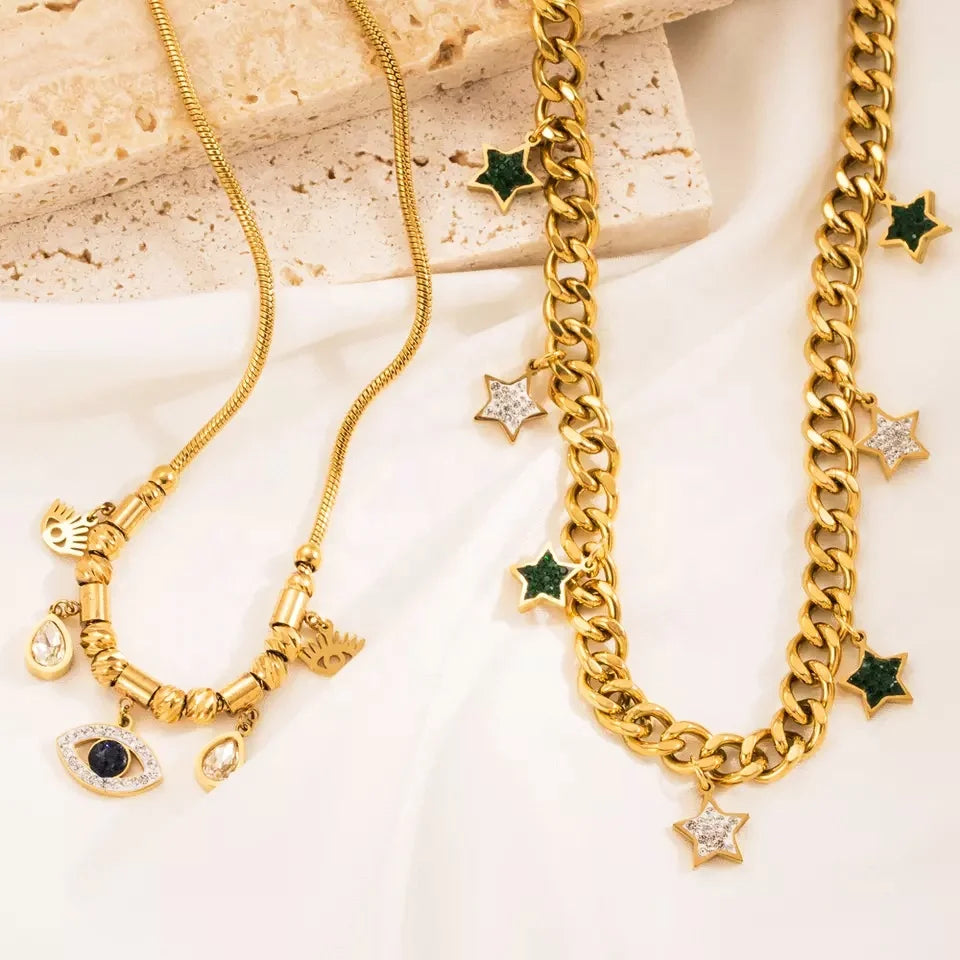 Chunky Charm Necklace
