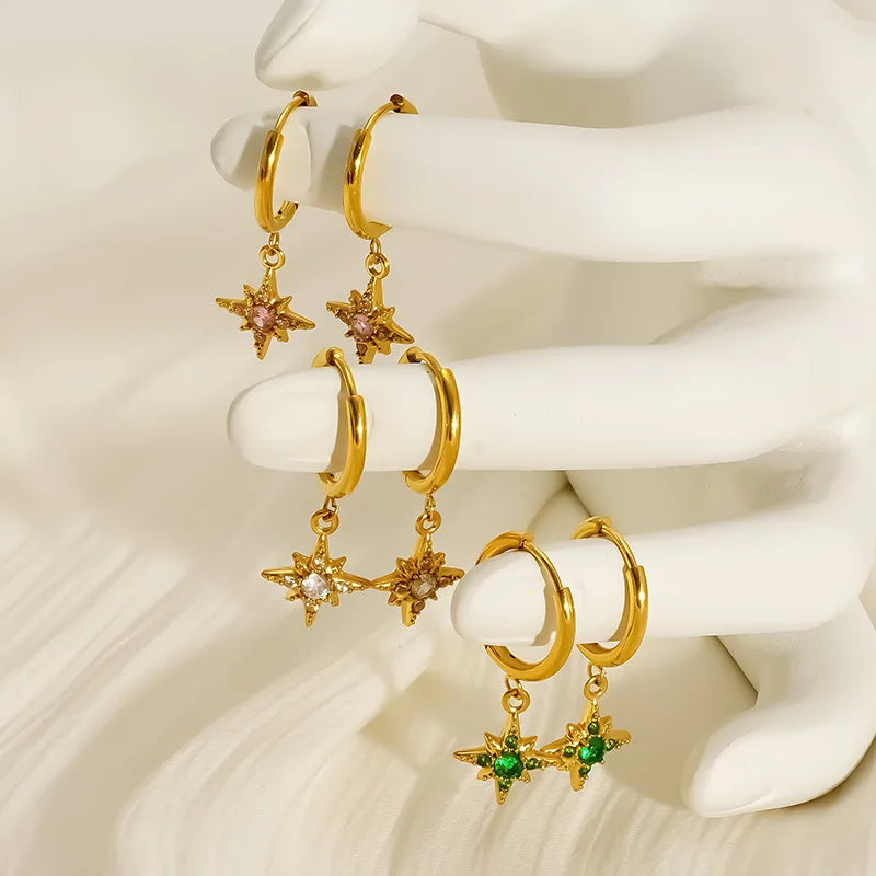 Starburst Drop Earrings