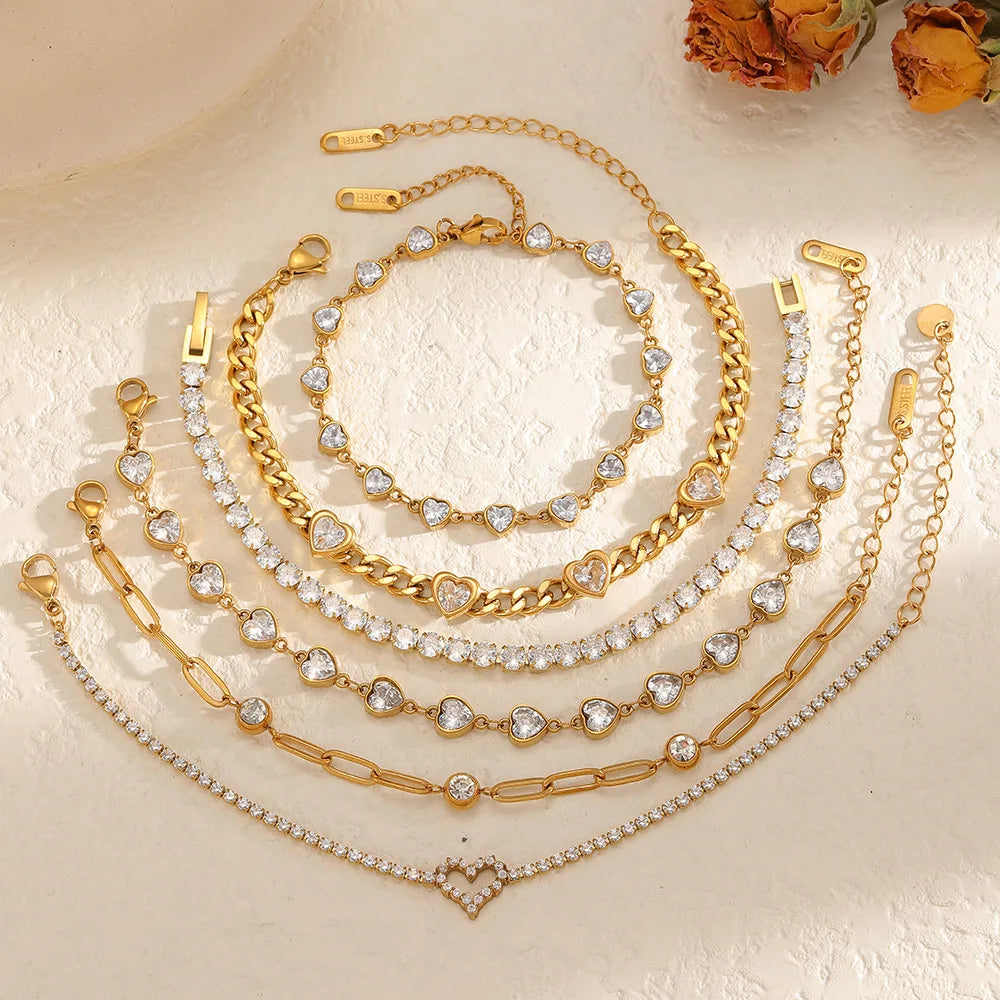 Heart Stackable Bracelet