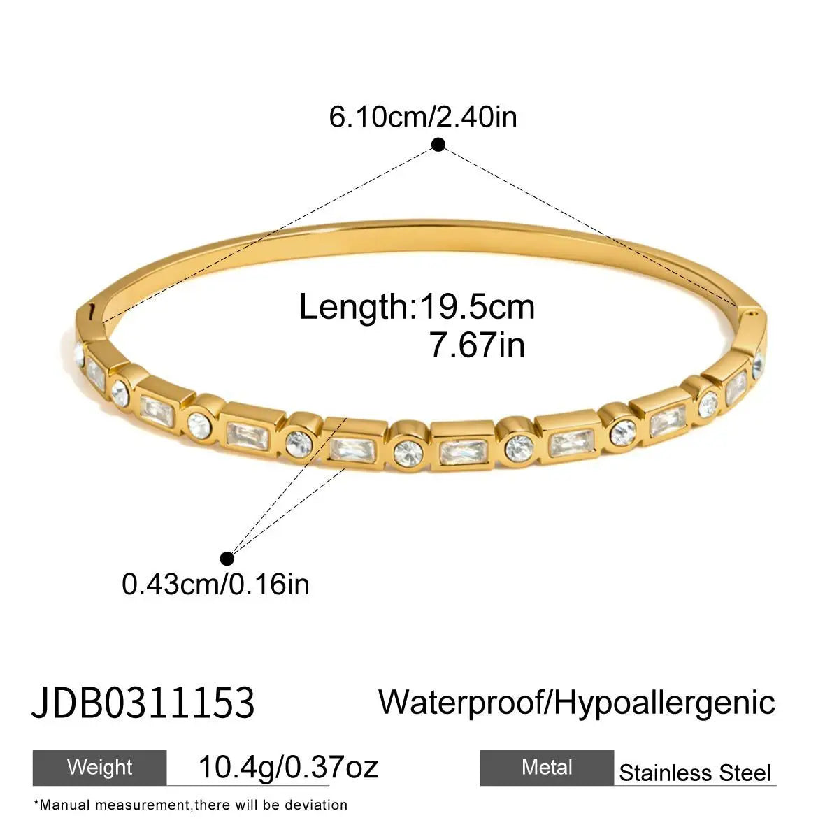 Multicolor Bangle Bracelet