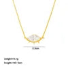 Marquise Pendant Necklace