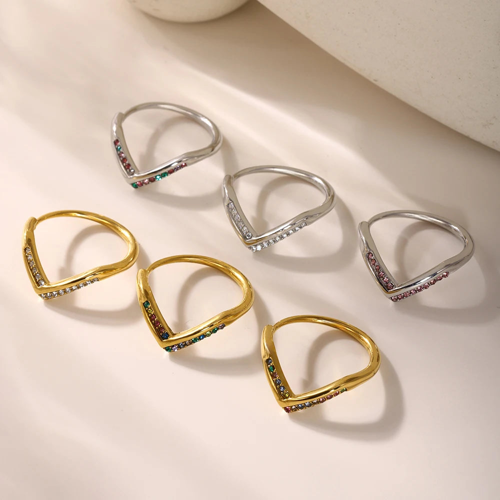 V Stacklable Ring