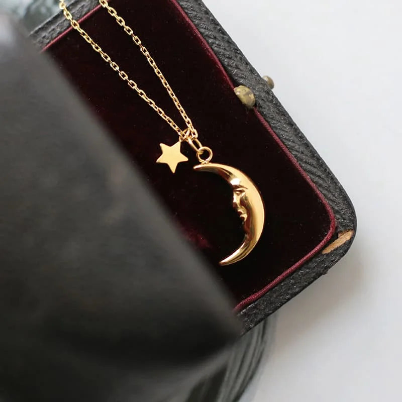 Moon Pendant Necklace