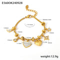 Heart Charm Bracelet