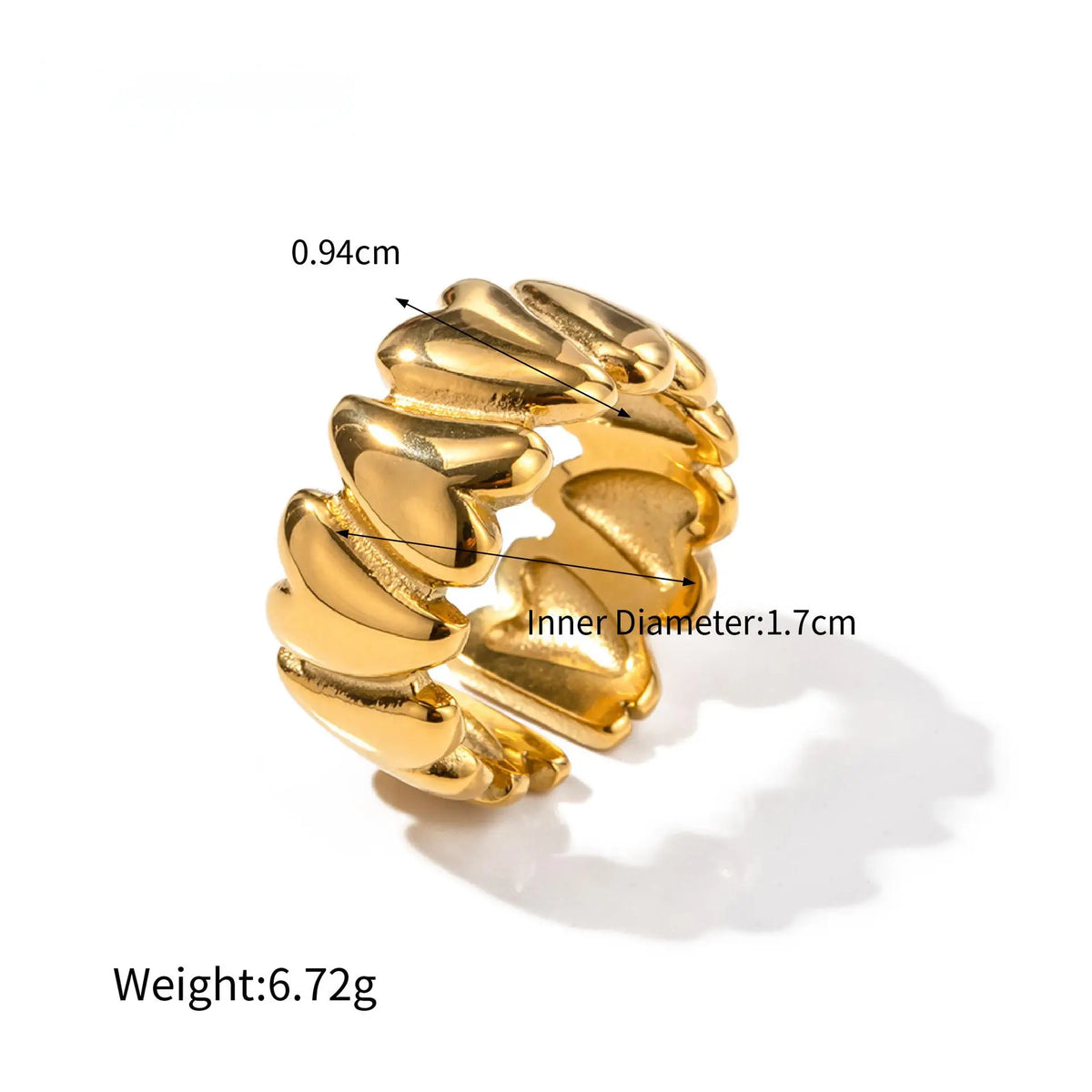 Chunky Gold Statement Ring