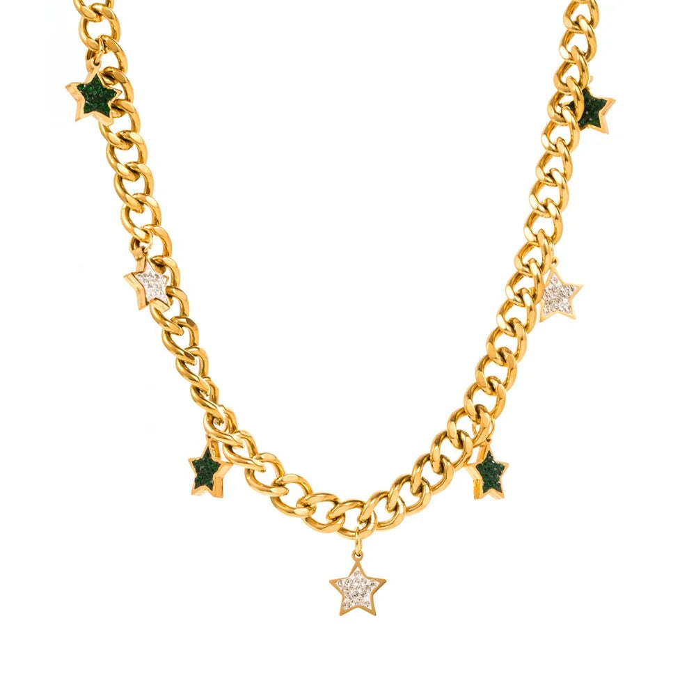 Chunky Charm Necklace
