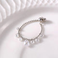 Chain Ring with Teardrops