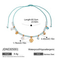 Beaded Rope Charm  Necklace