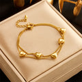 Puffy Heart Bracelet
