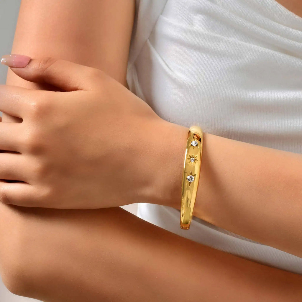 Star Bangle Bracelet