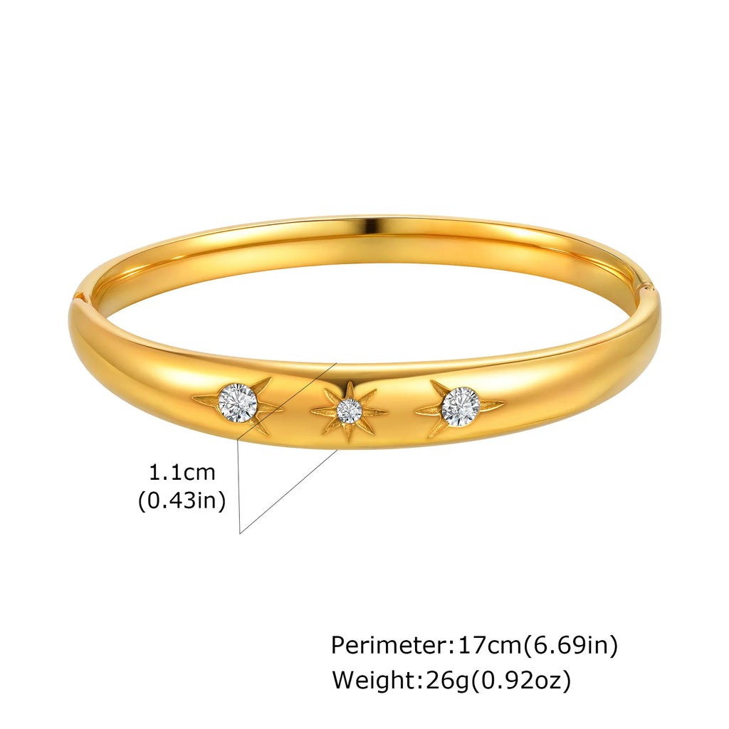 Star Bangle Bracelet