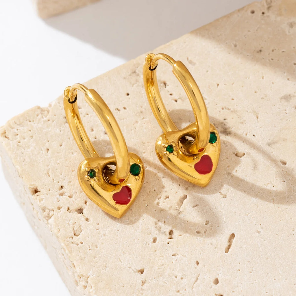 Heard Dangle Earring