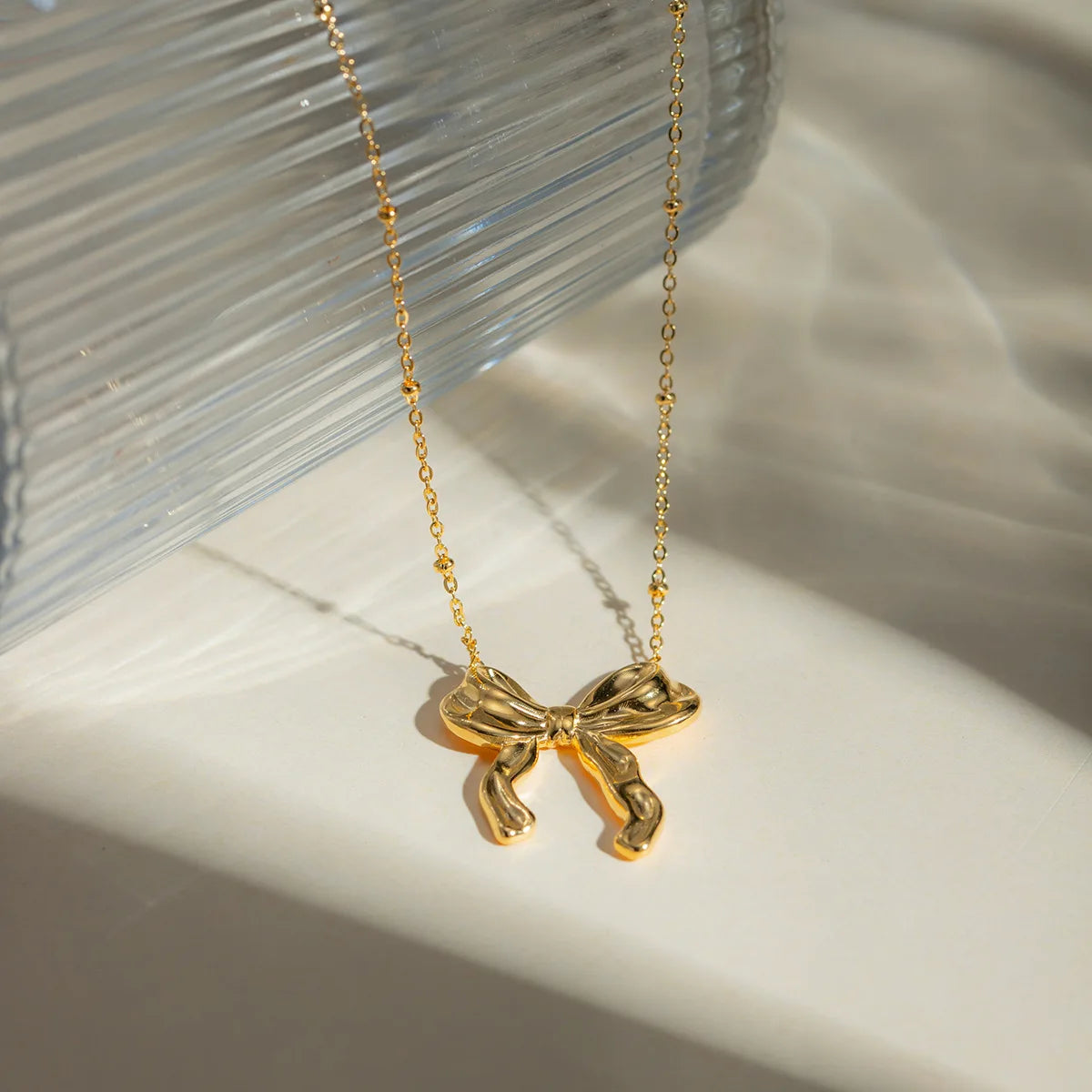 Bow Necklace & Earring