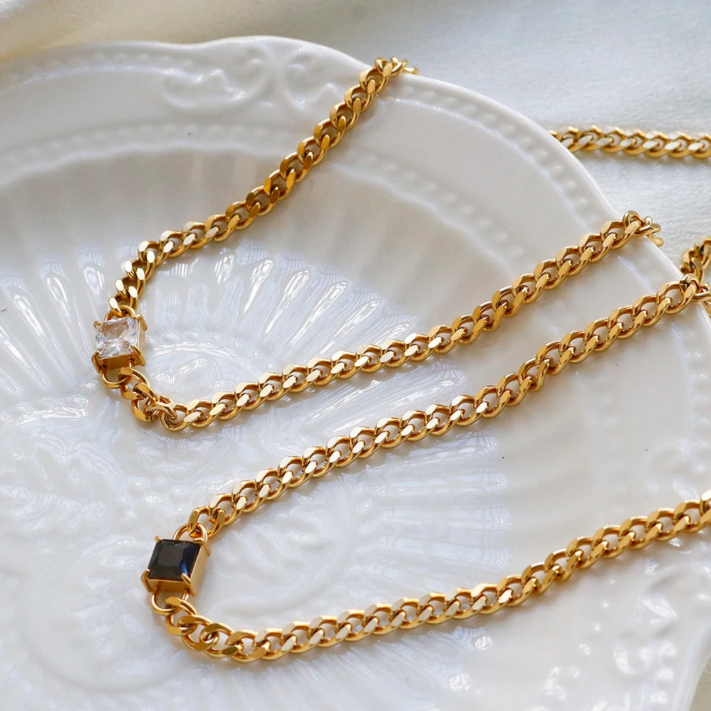 Chain Necklace & Bracelet