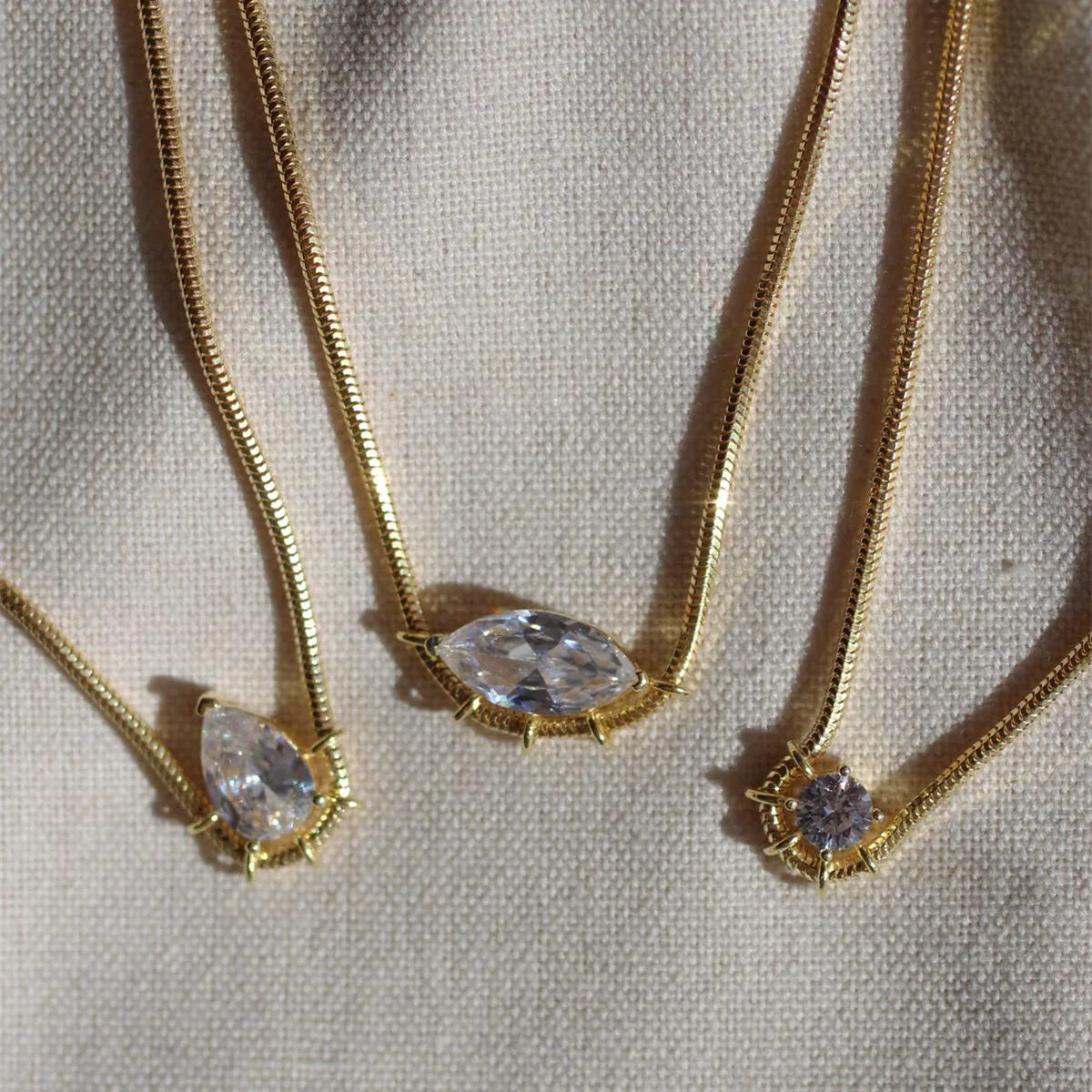 Marquise Pendant Necklace