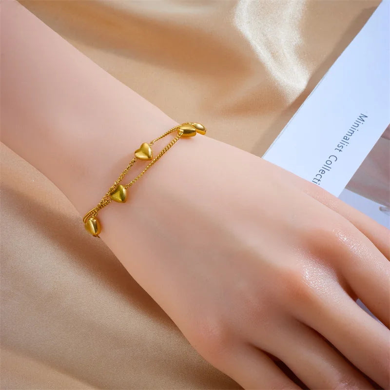 Puffy Heart Bracelet