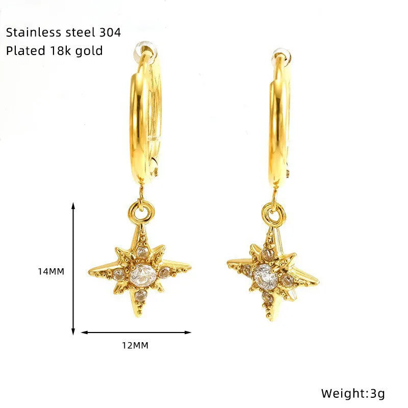 Starburst Drop Earrings