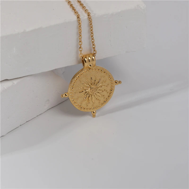 Sun Pendant Necklace