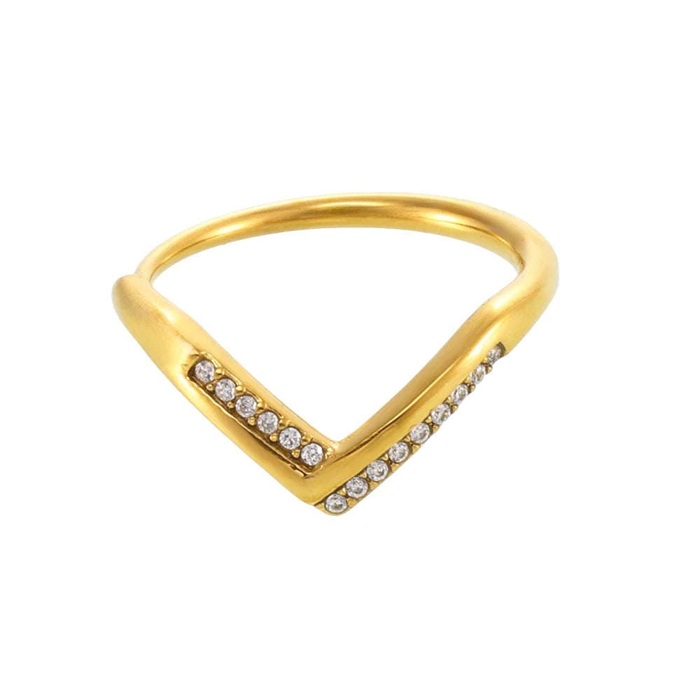 V Stacklable Ring