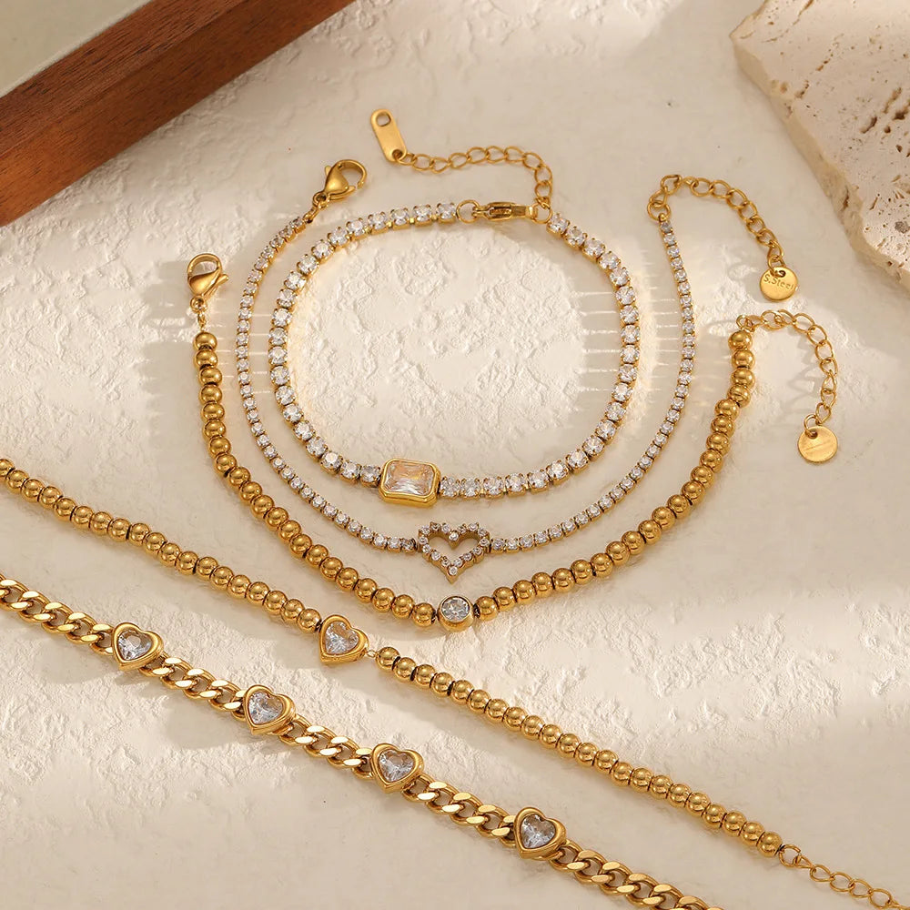 Chunky Heart Bracelet
