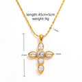 Cross Necklace & Earrings