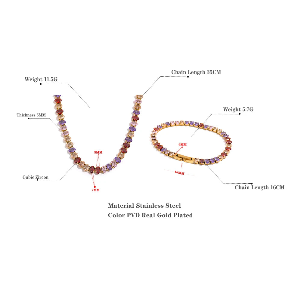 Tennis Necklace/Bracelet