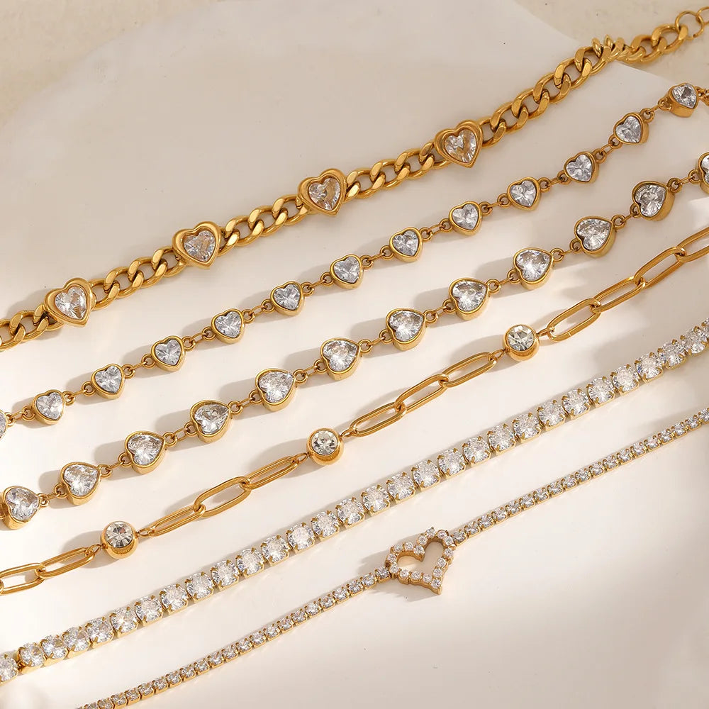 Heart Stackable Bracelet