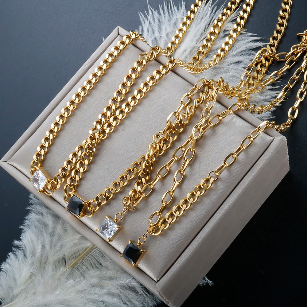 Chain Necklace & Bracelet