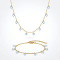 Teardrop Necklace/Bracelet Set