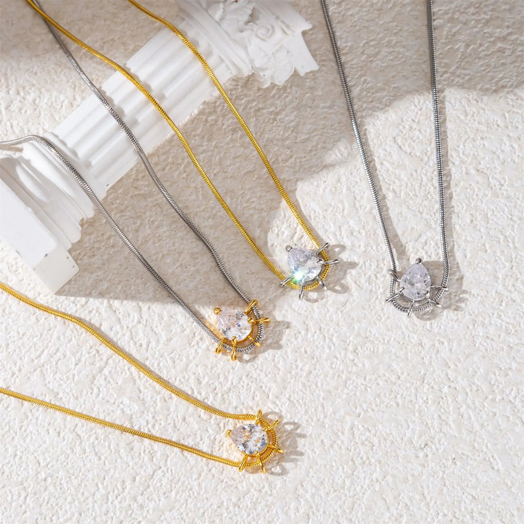 Marquise Pendant Necklace