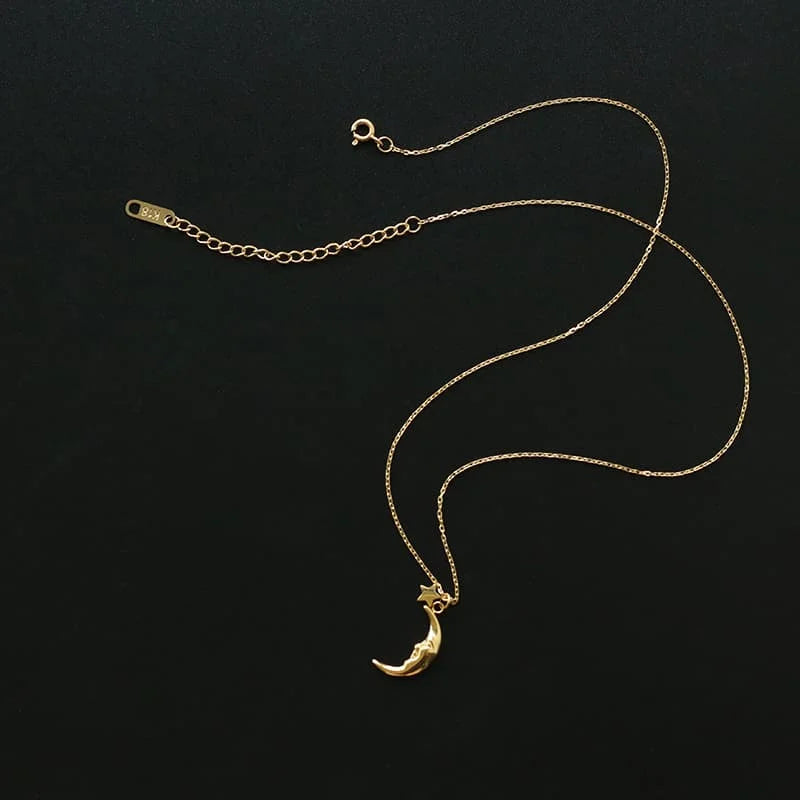 Moon Pendant Necklace