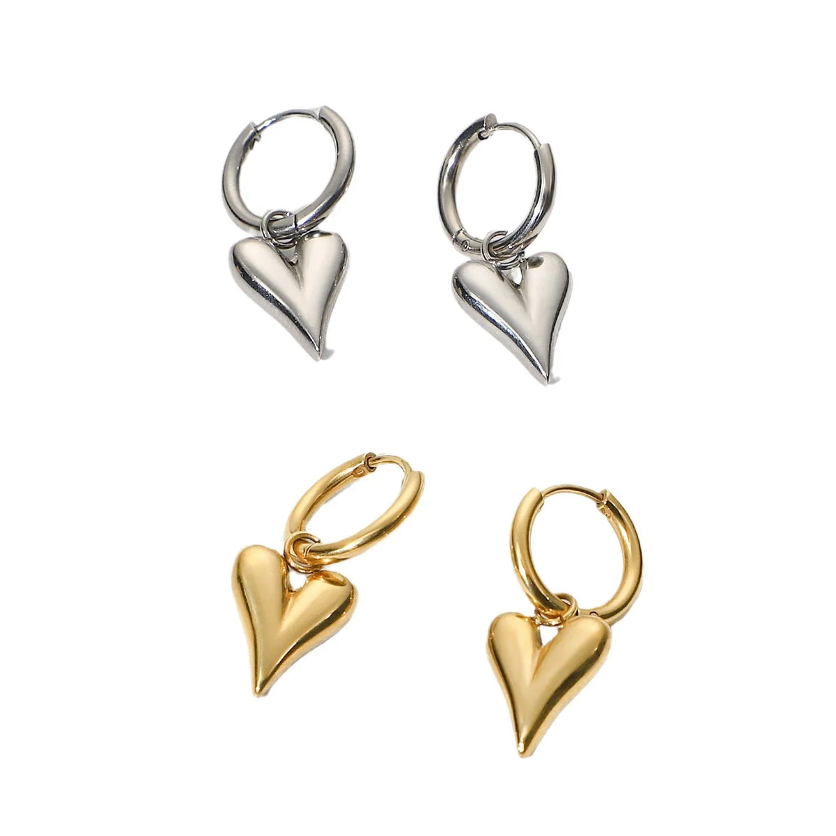 Puffy Heart Earrings