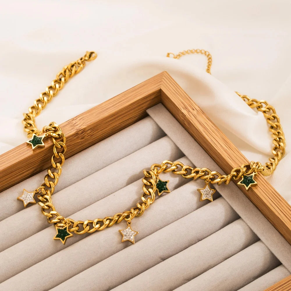 Chunky Charm Necklace