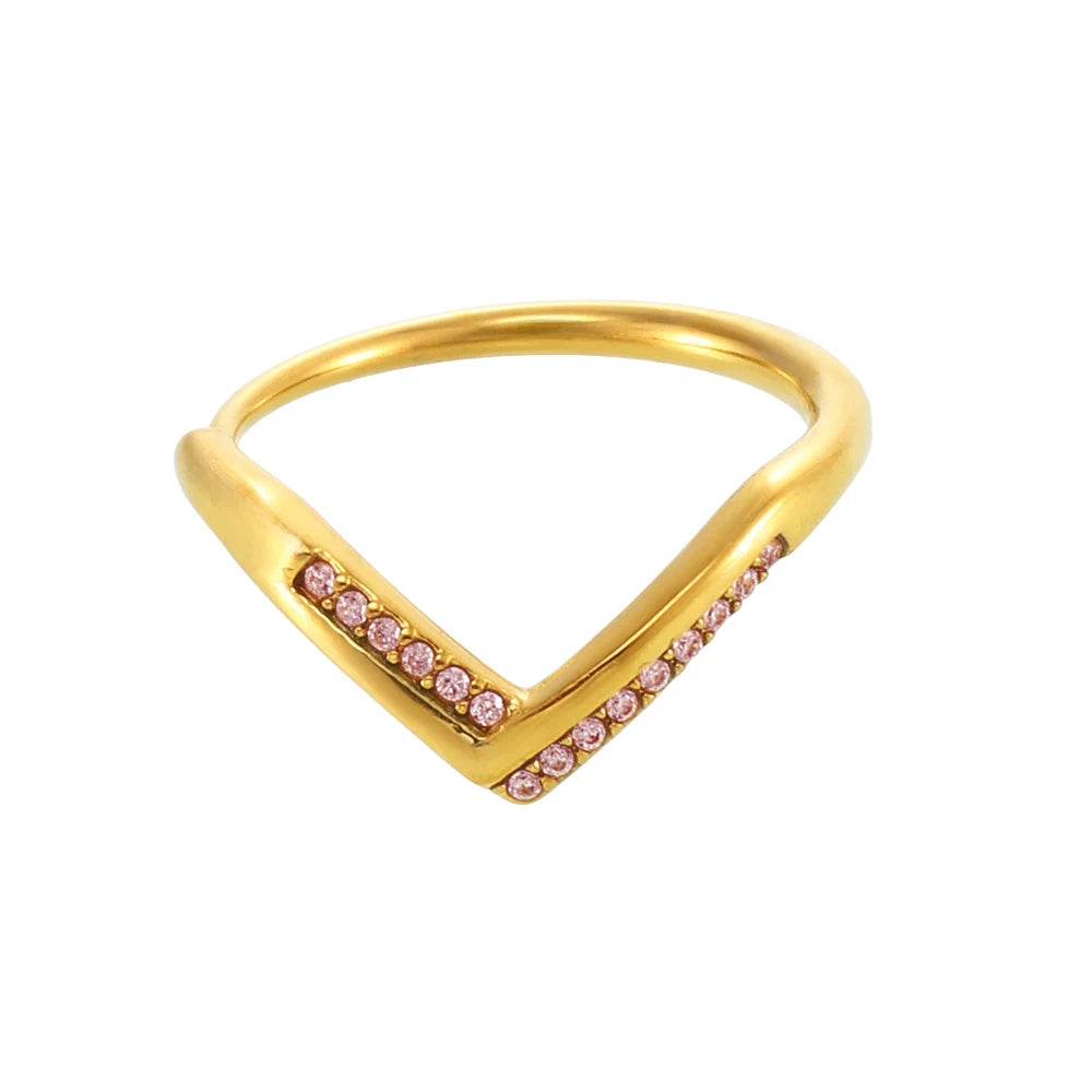 V Stacklable Ring