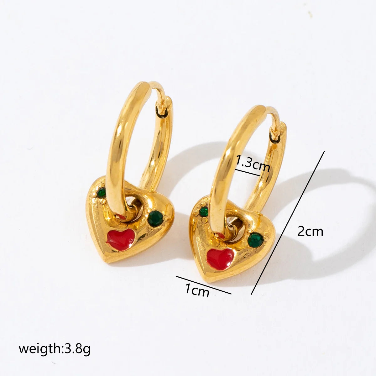 Heard Dangle Earring