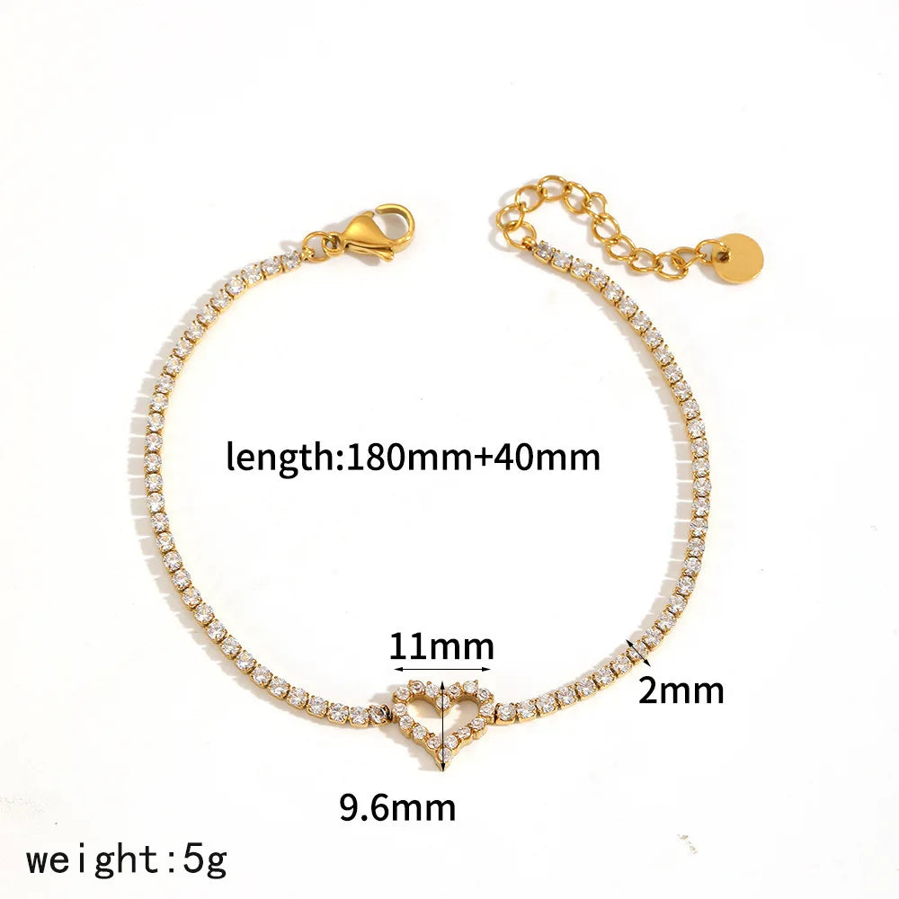 Chunky Heart Bracelet