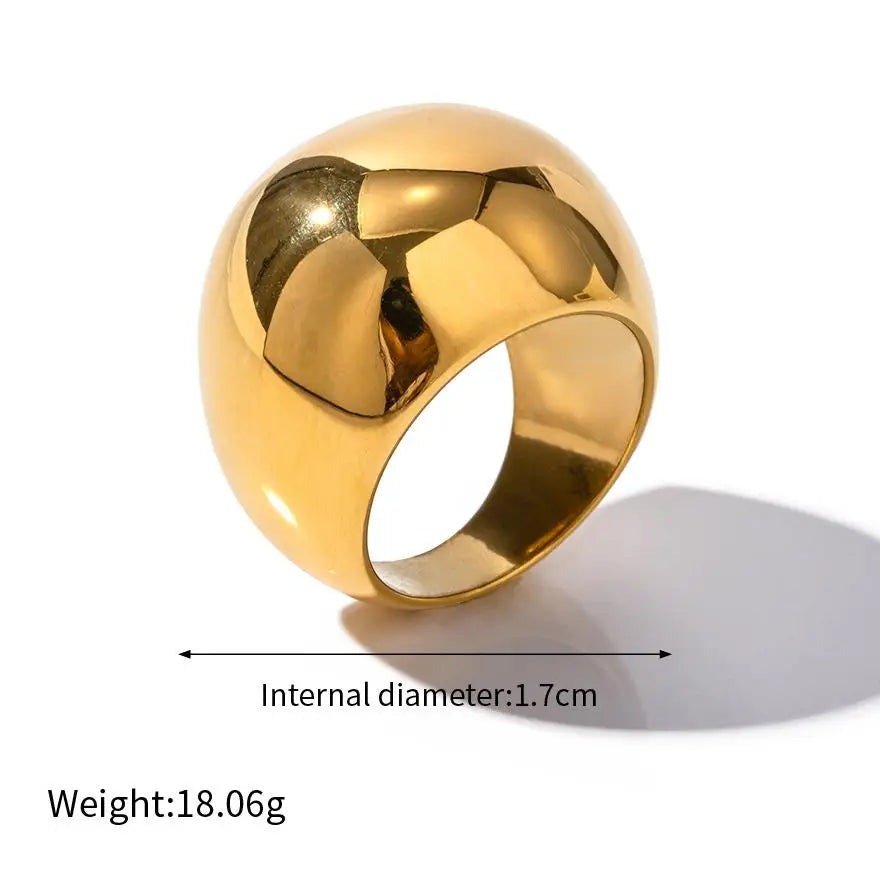 Chunky Gold Statement Ring