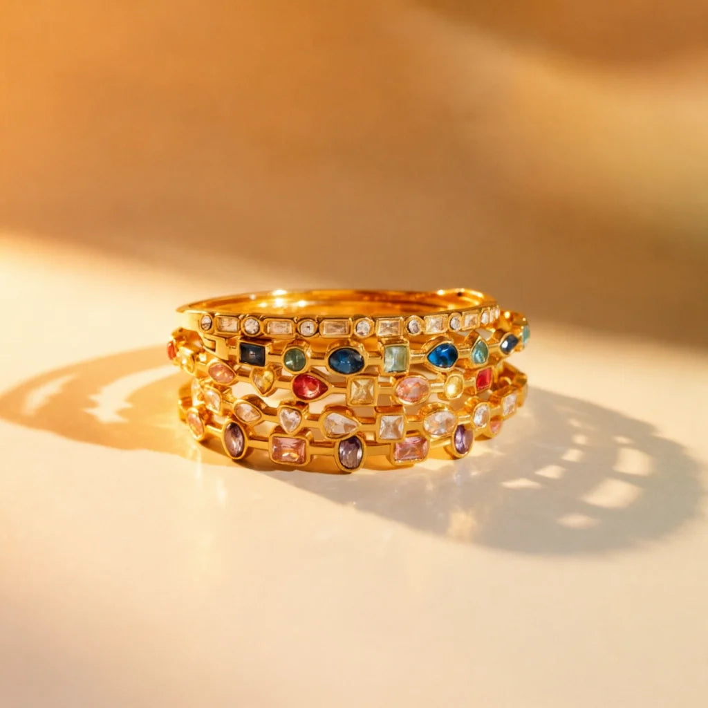 Multicolor Bangle Bracelet